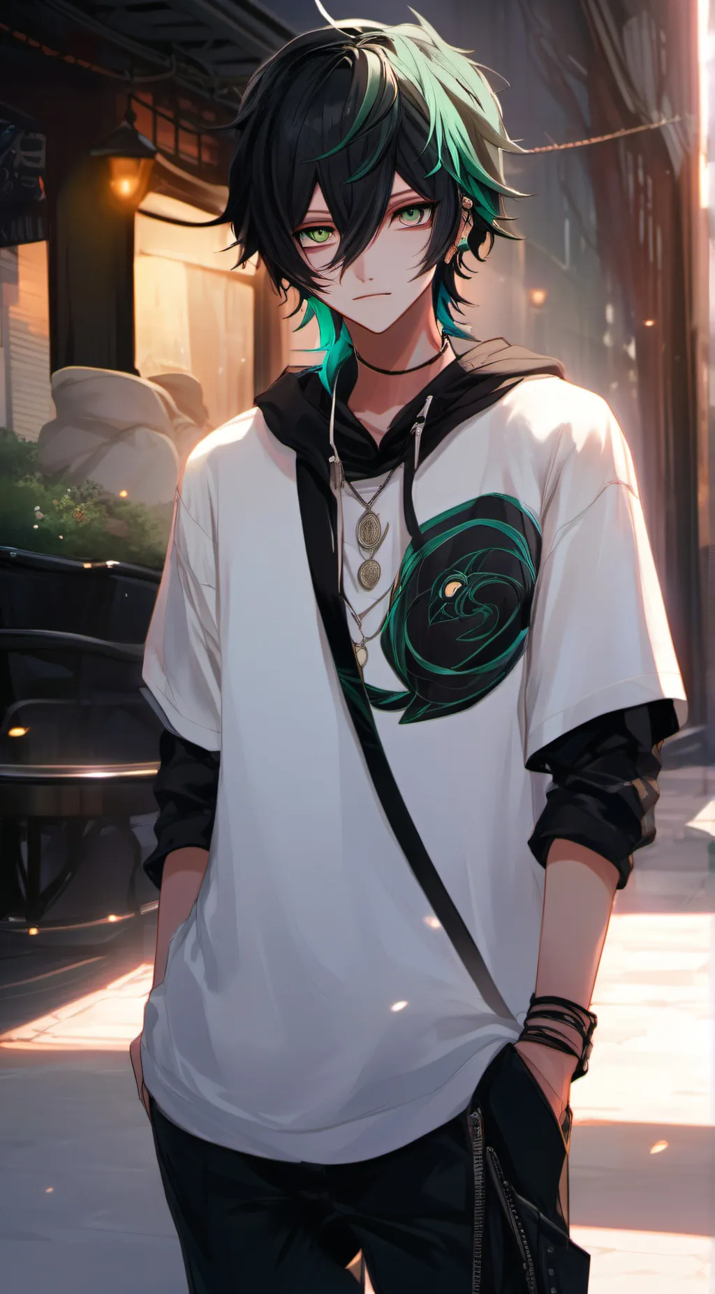 ai character: yoru background