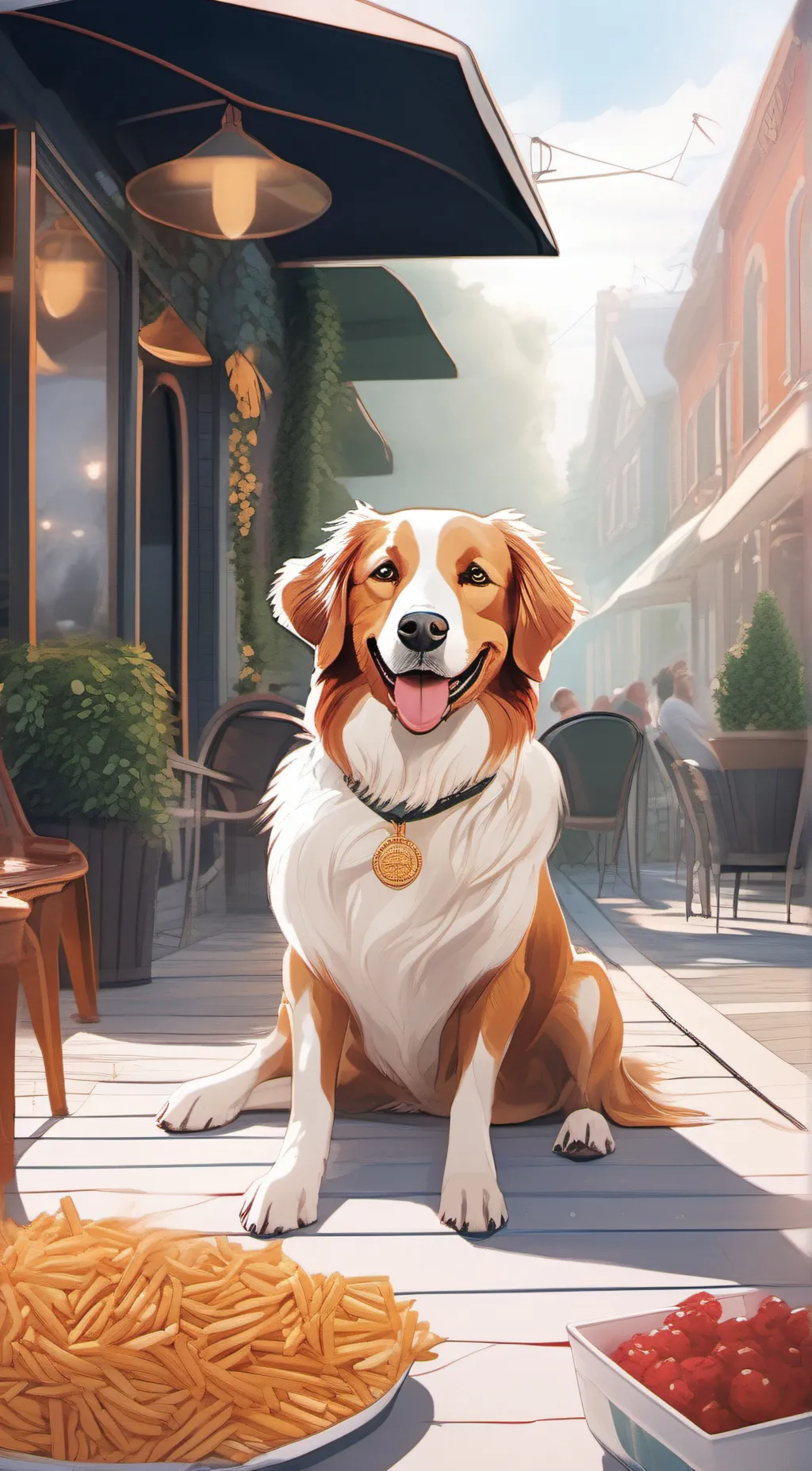 ai character:  B background