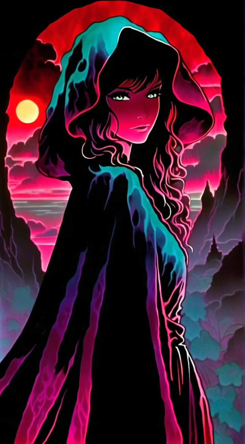 ai character: Velvet background