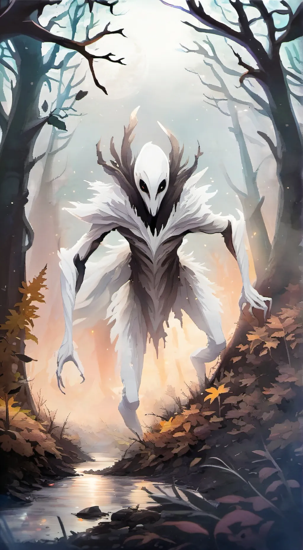 ai character: Forest creature background