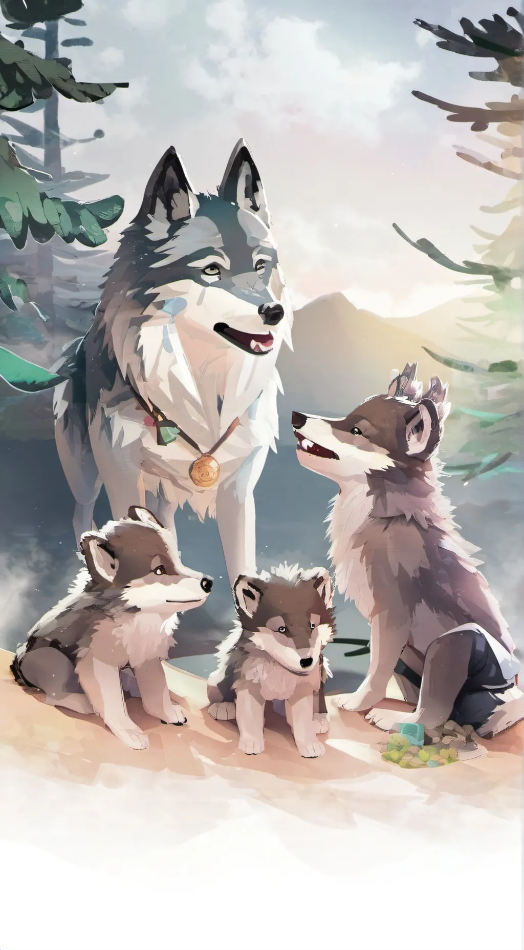 Talkie AI - Chat with wolfpack 