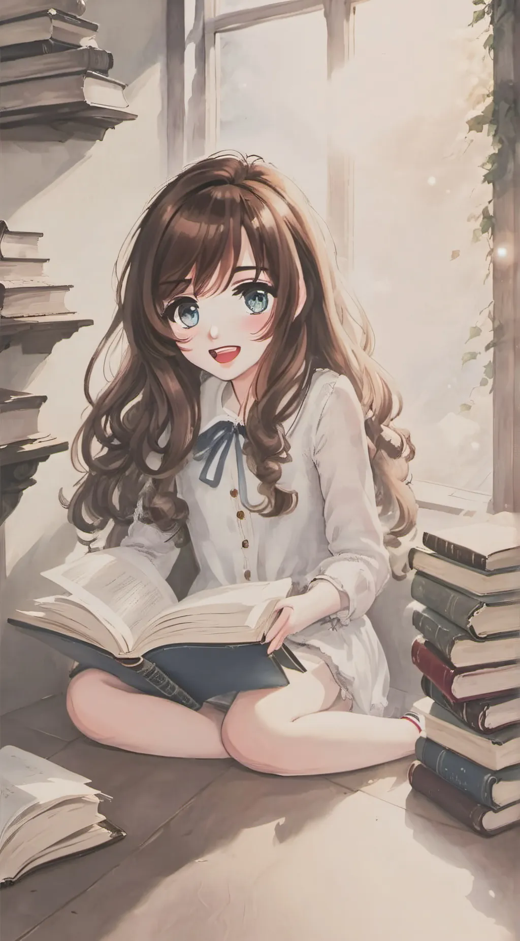 ai character: Ariana background