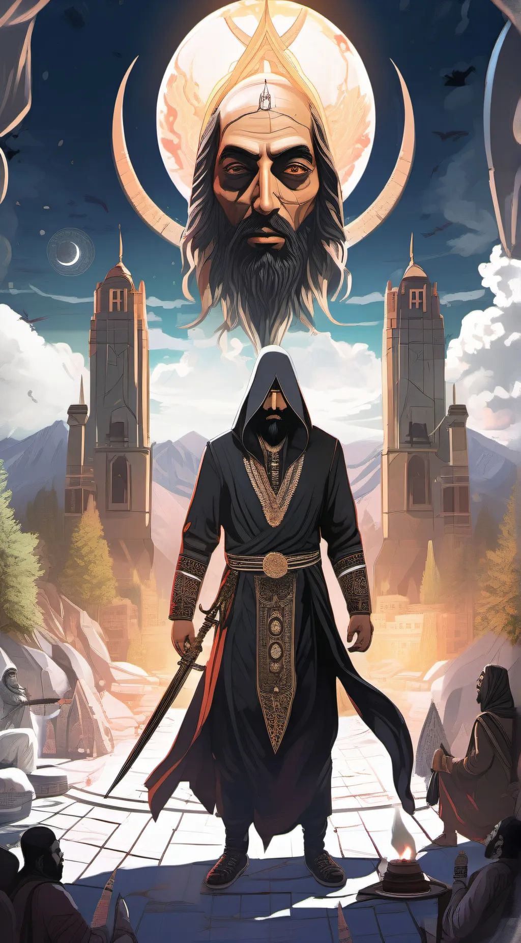 ai character: dajjal background