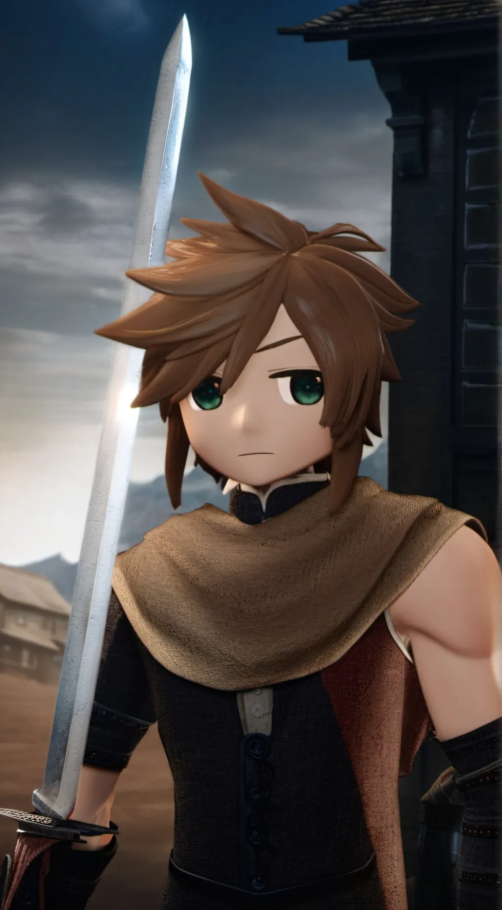 ai character: roman background