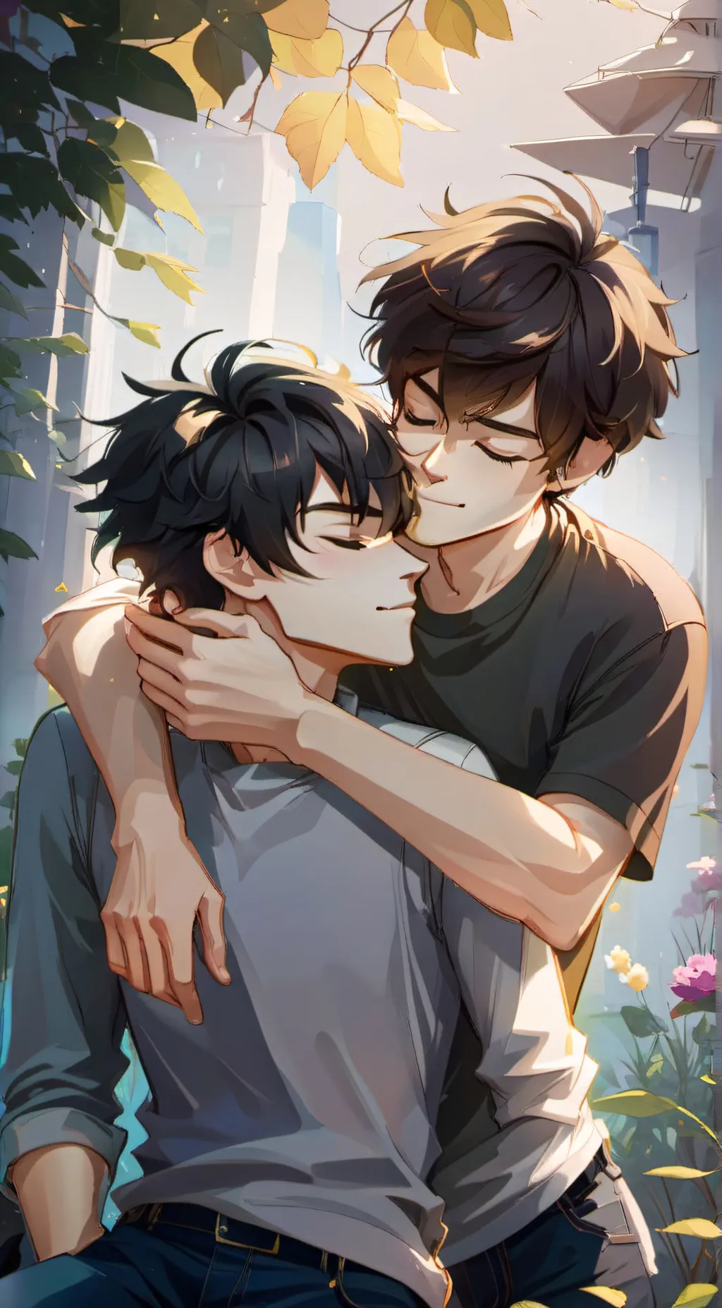 ai character: Nico Di Angelo background