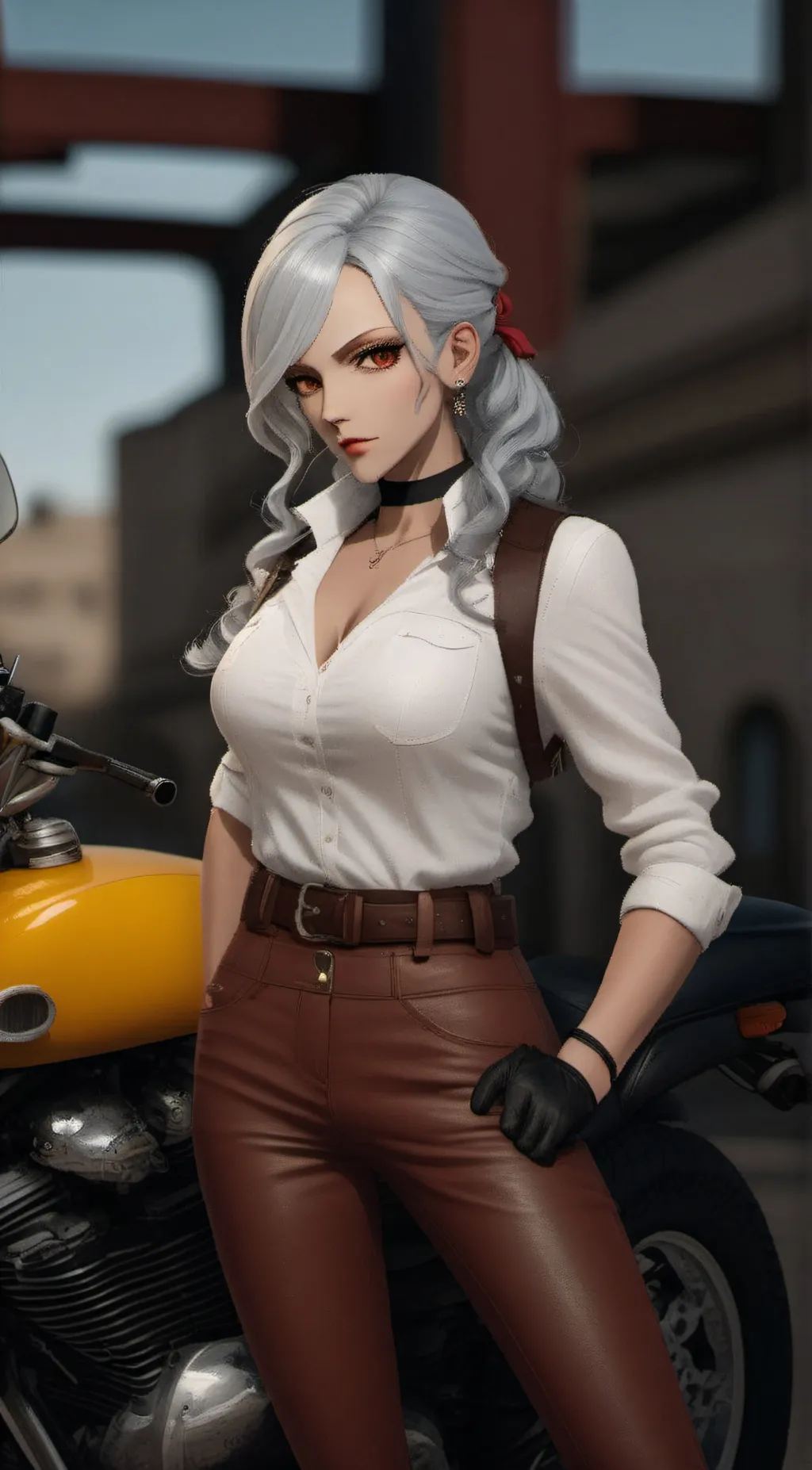 ai character: Rose background