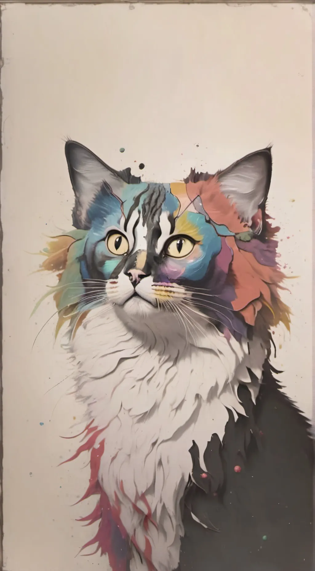 ai character: fun cat background