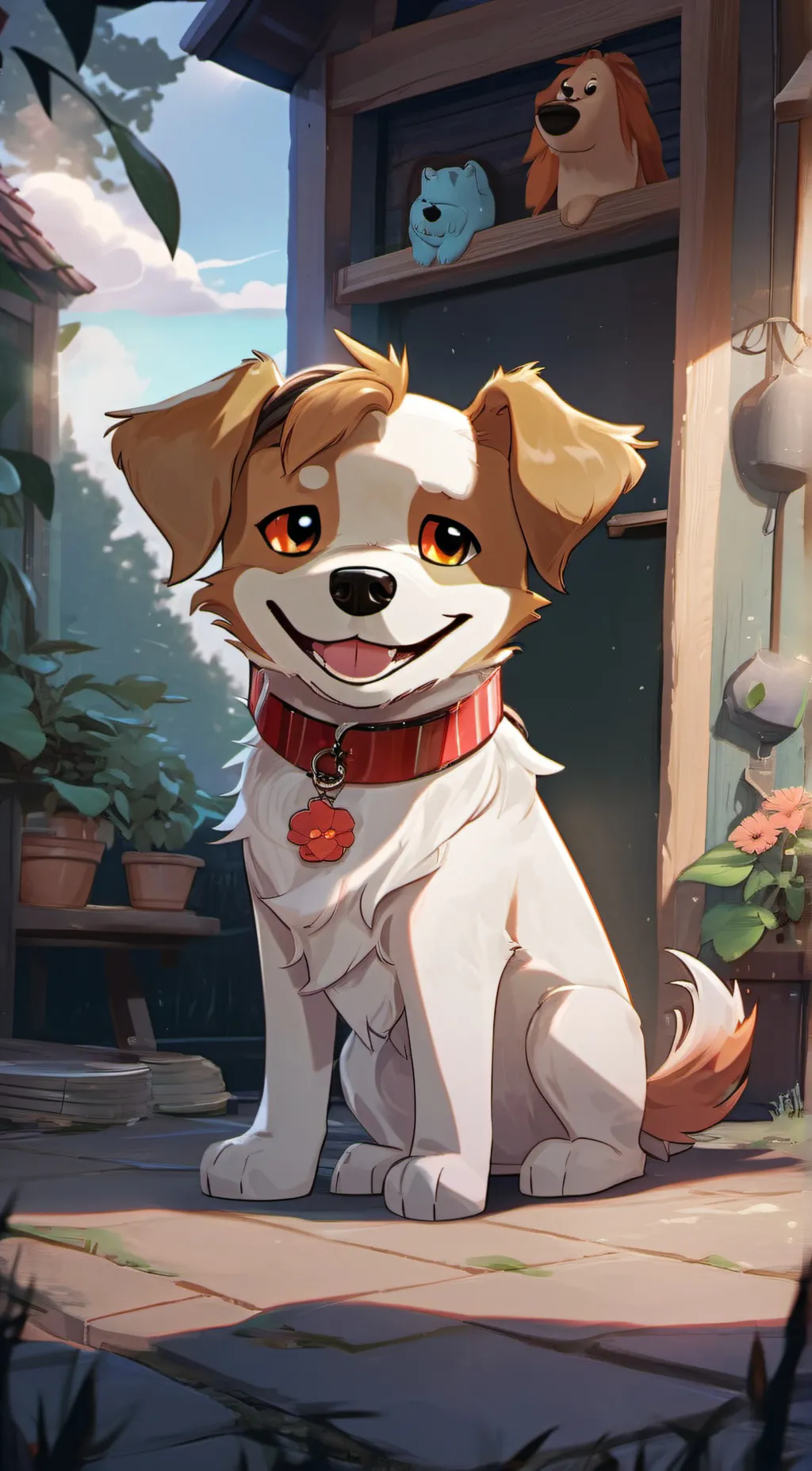 ai character: Dogday! background