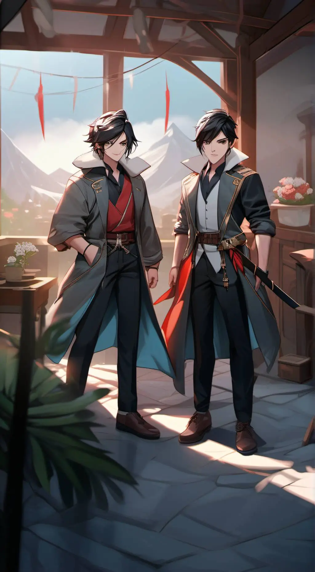 ai character: dr. Jacob/brother  background