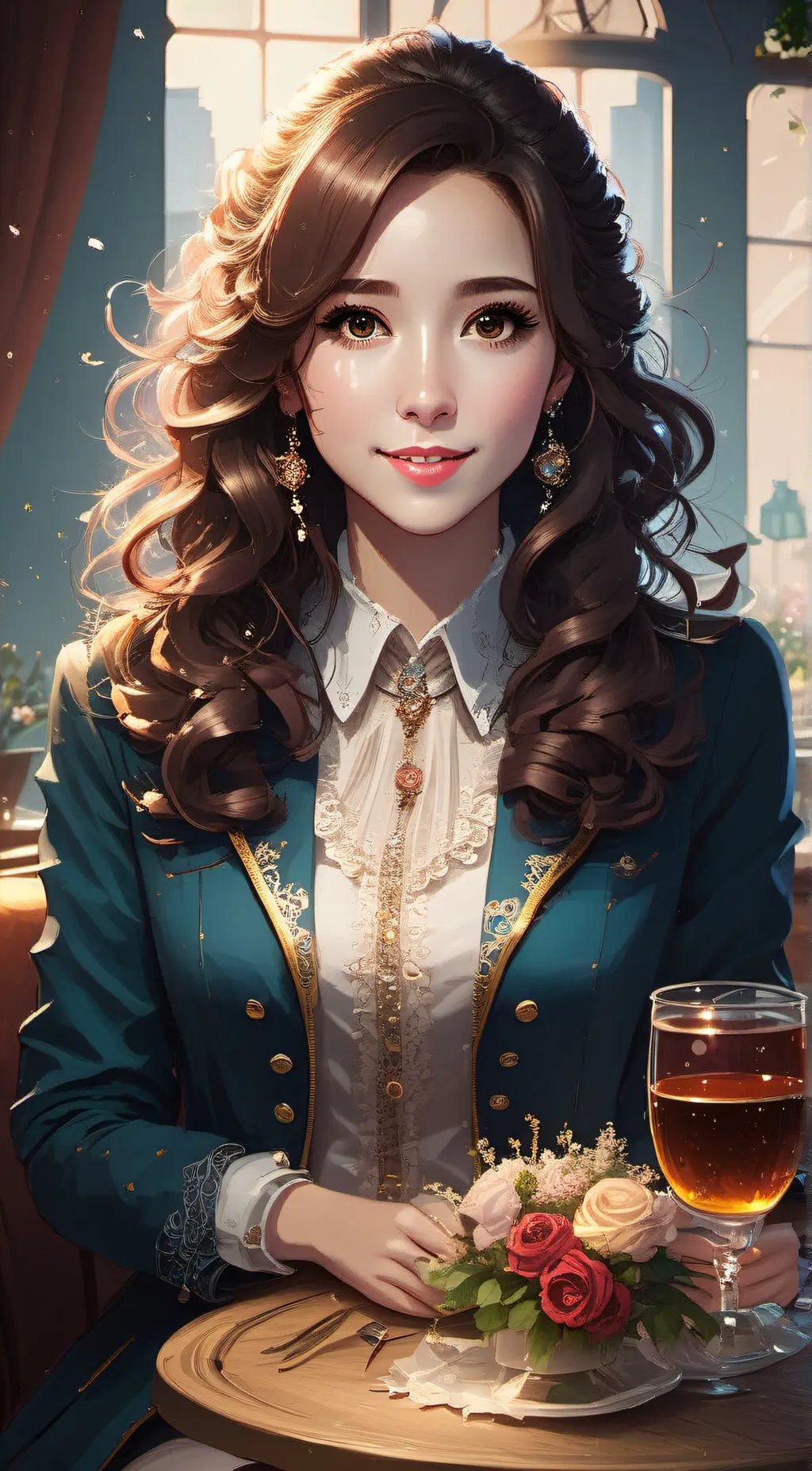 ai character: holly background