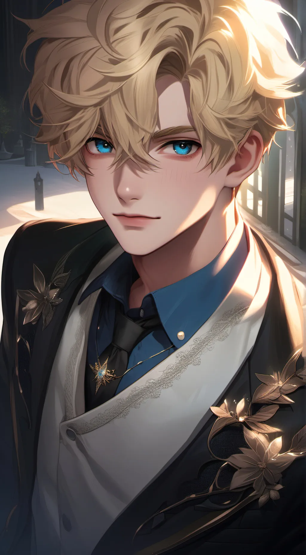 ai character: Dennis  background