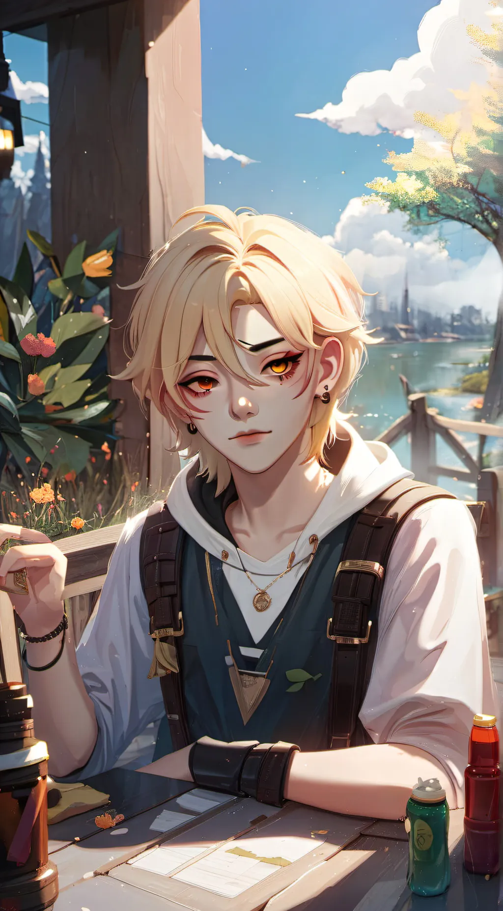 ai character: liam  background