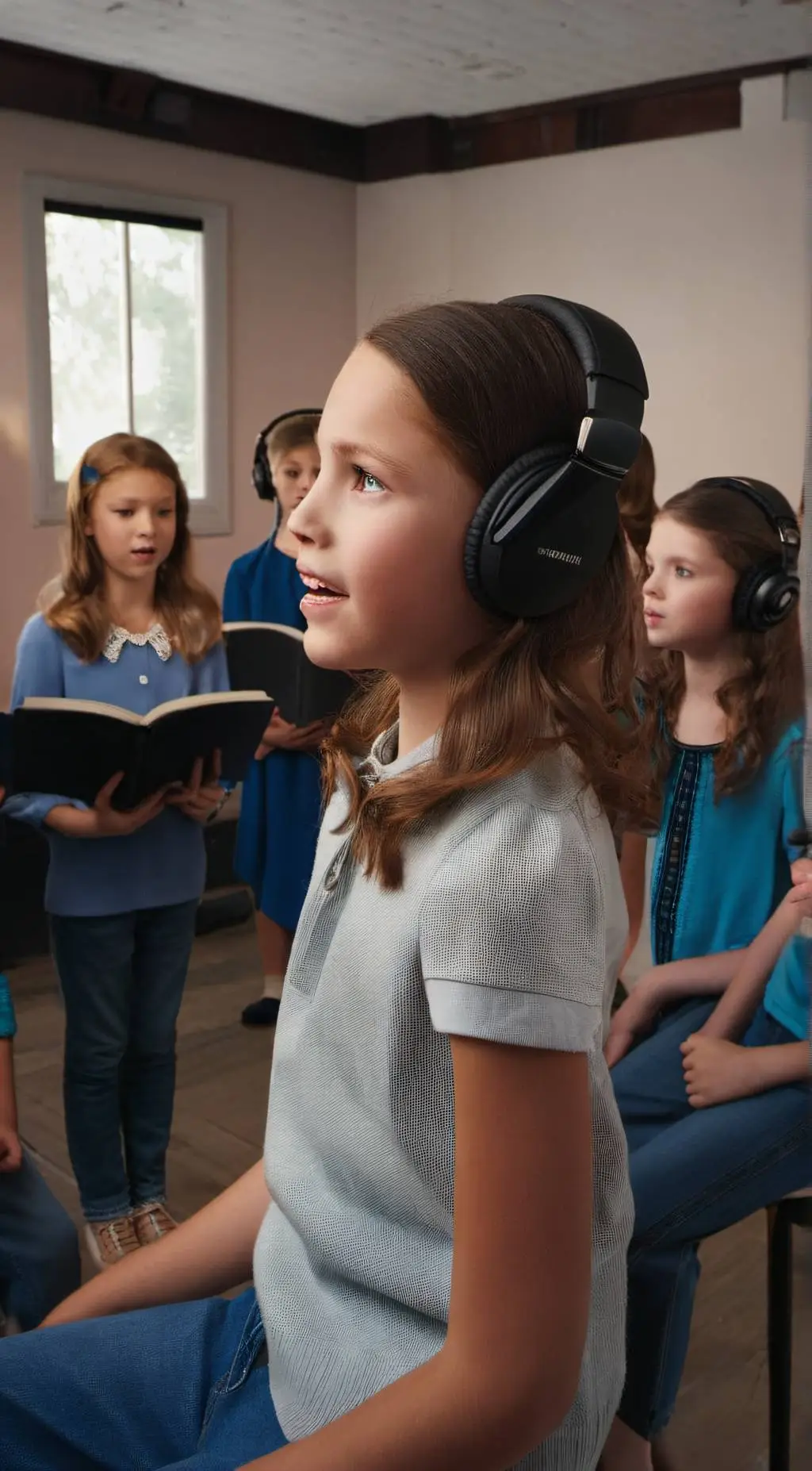 ai character: Singing Crew background