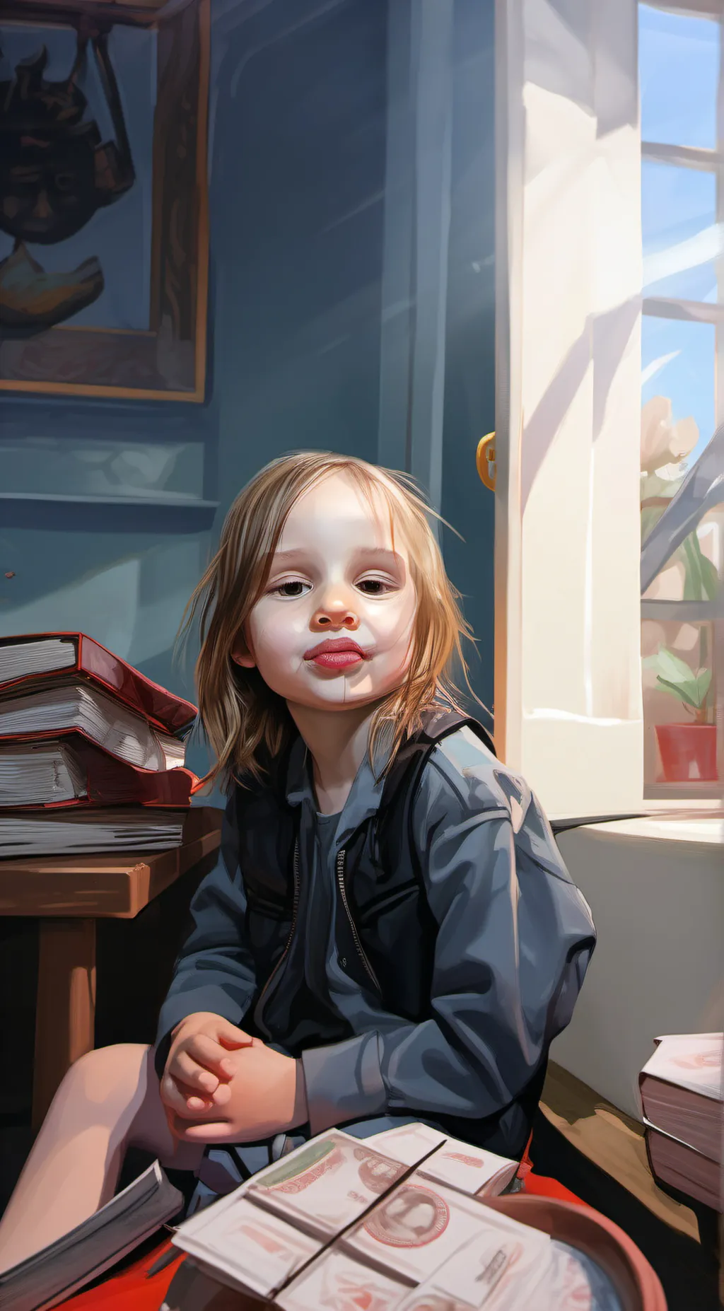 ai character: mia background