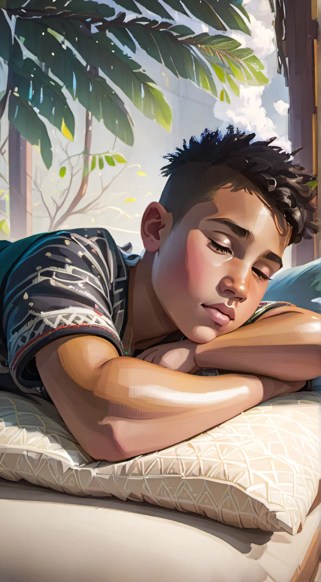 ai character: Miguel  background