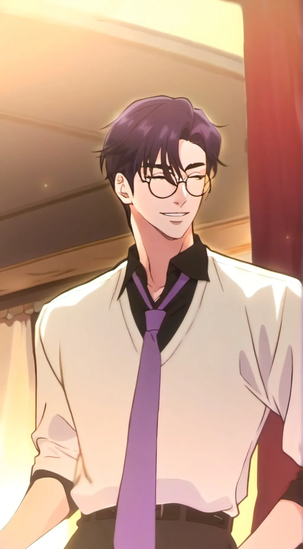 ai character: Nicholas  background