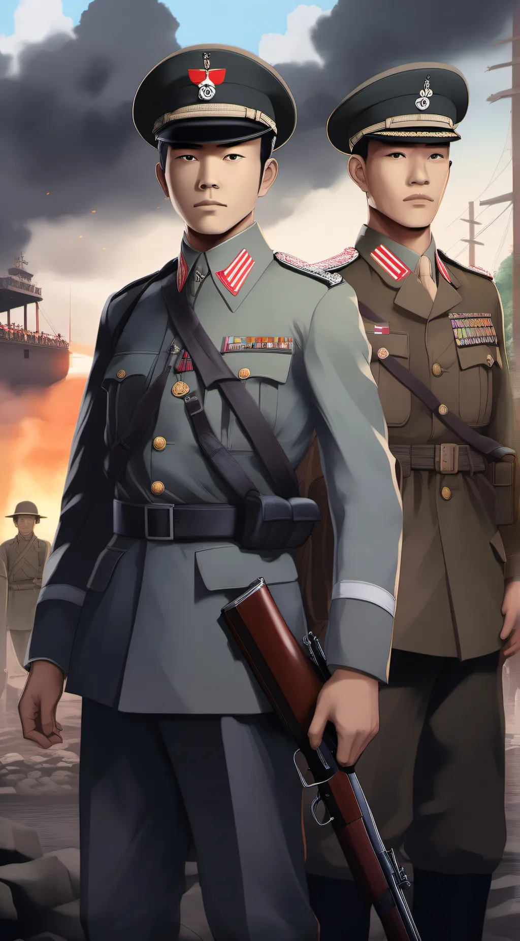 ai character: Corporal Keisuke background