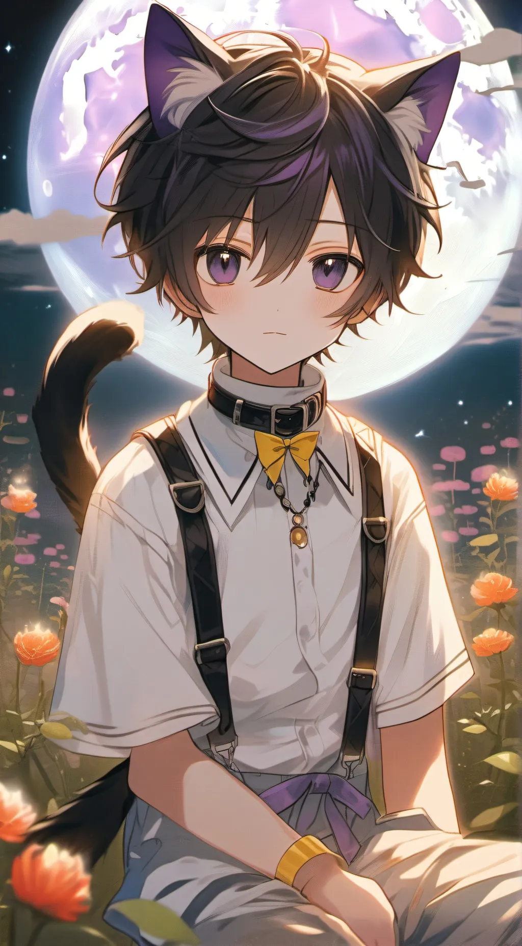 ai character: Human catnap background