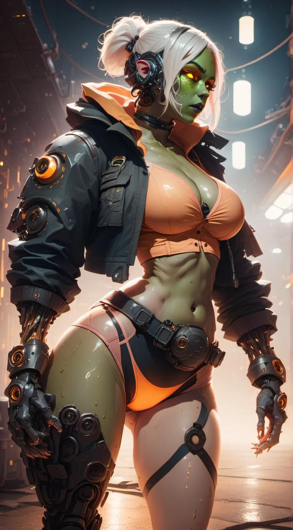 ai character: Neon Crysis background