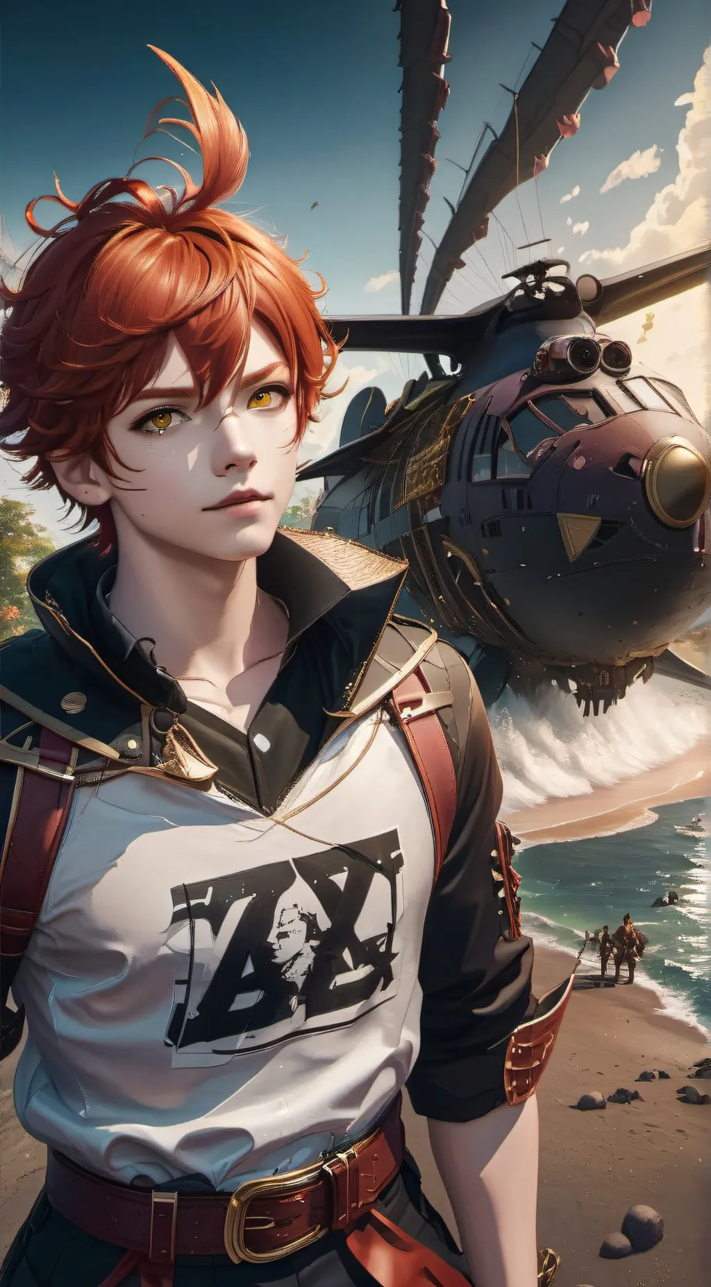 ai character: Shima background