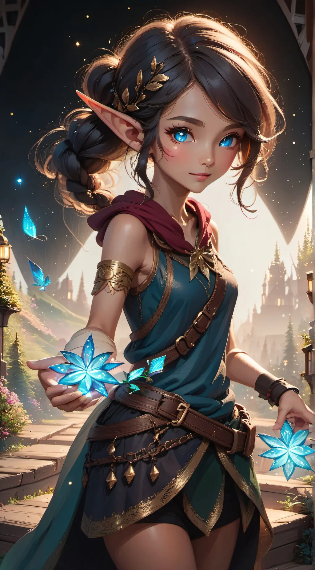 ai character: Selvie background