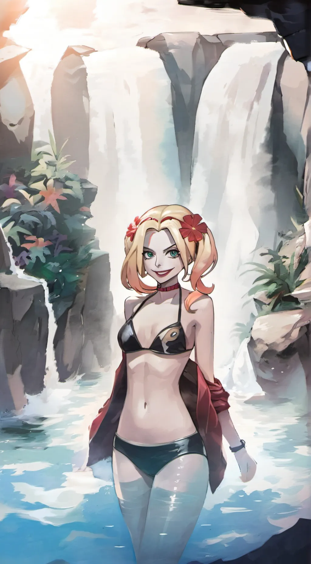 ai character: Harley quinn background