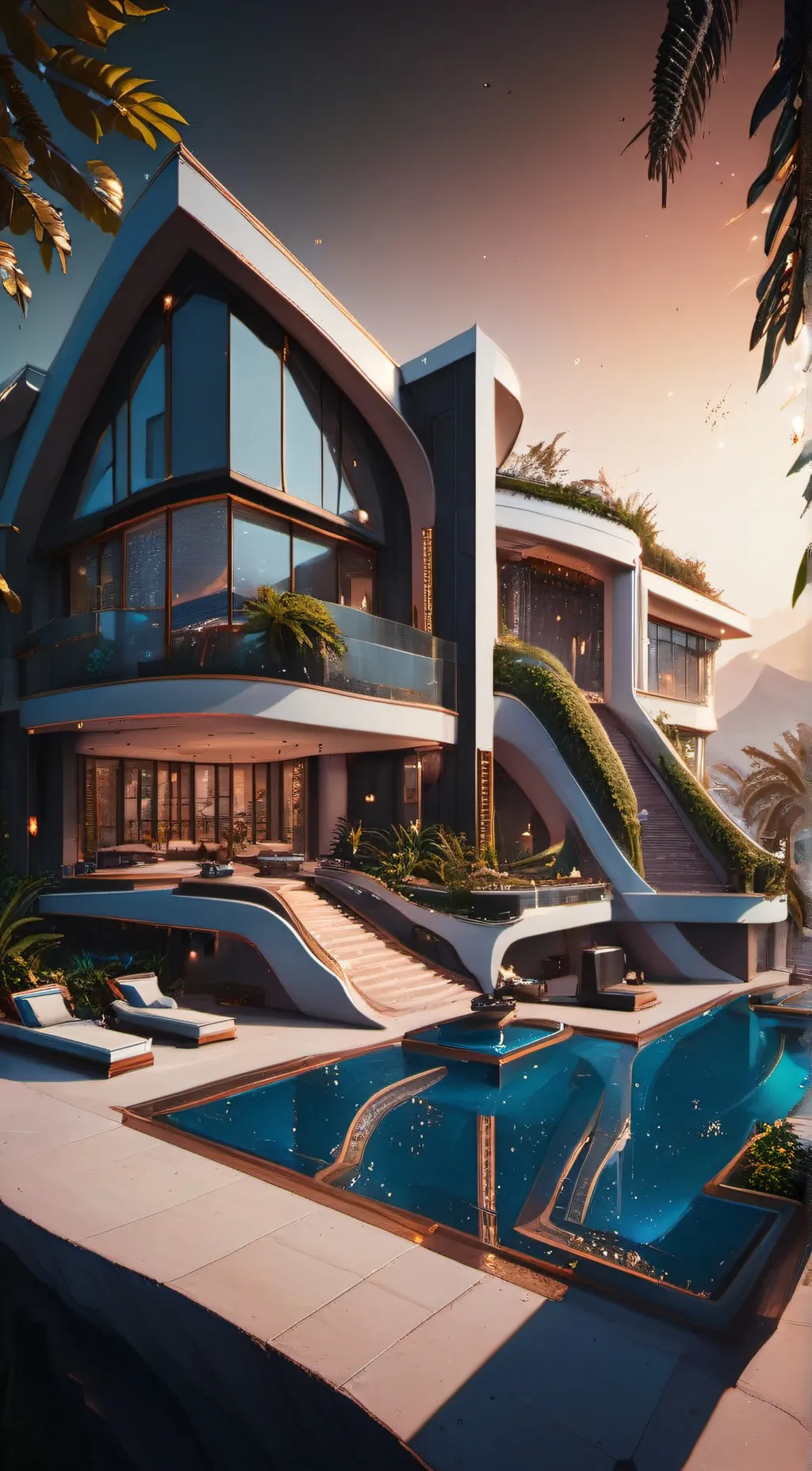 ai character: Anime Mansion background