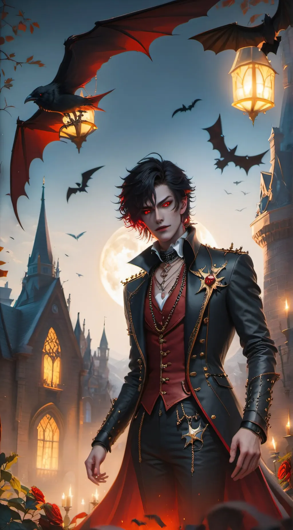 ai character: Prince Zack  background