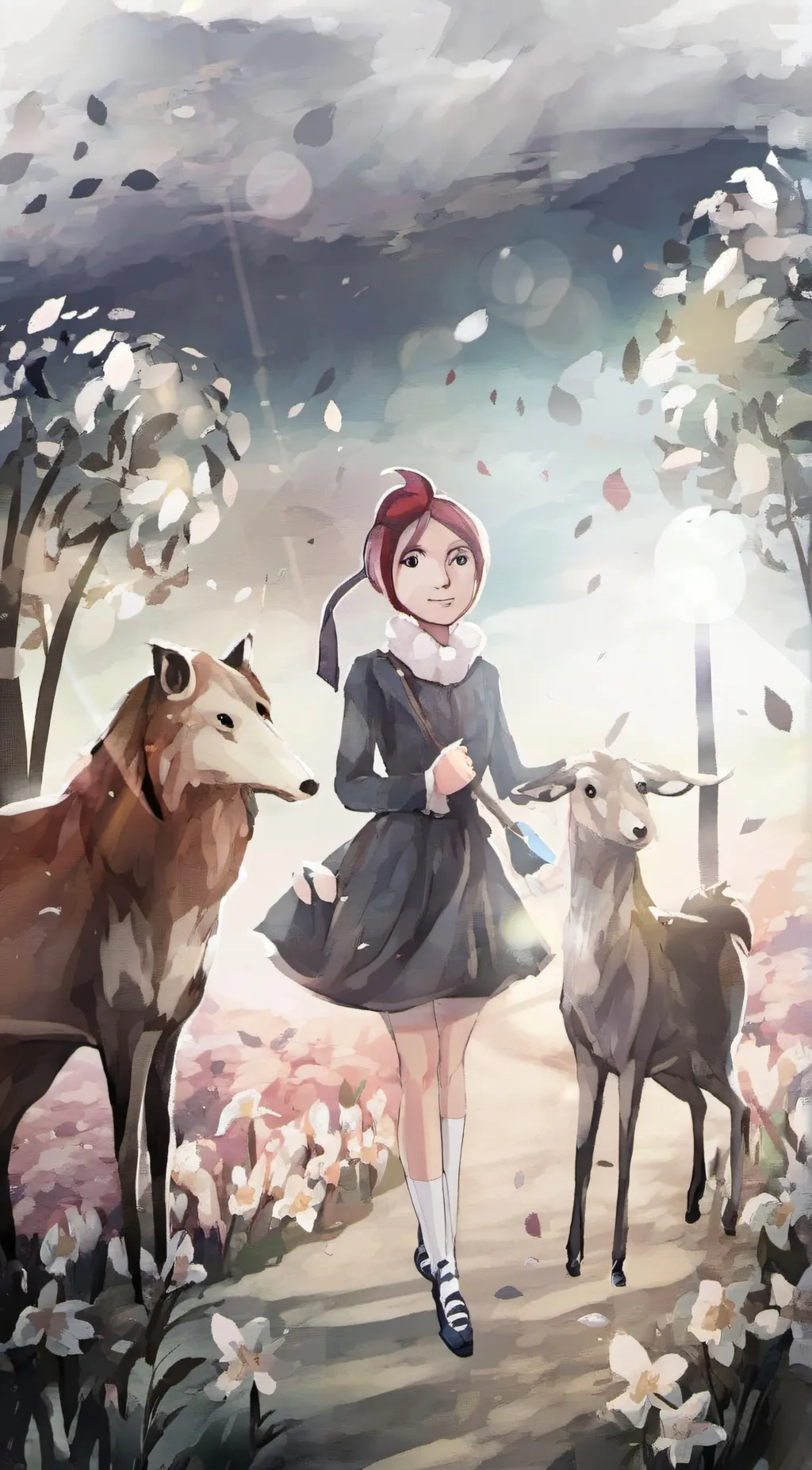 ai character: x but sus background