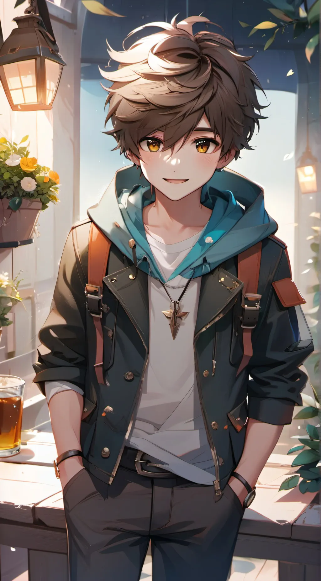 ai character: Liam background