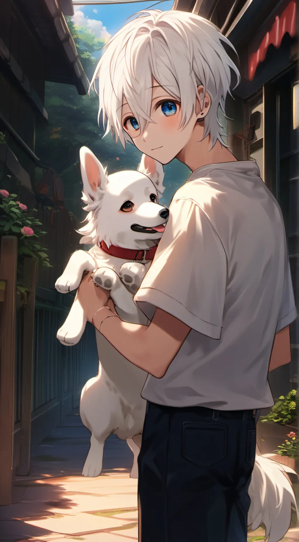 ai character: Akane Satori background