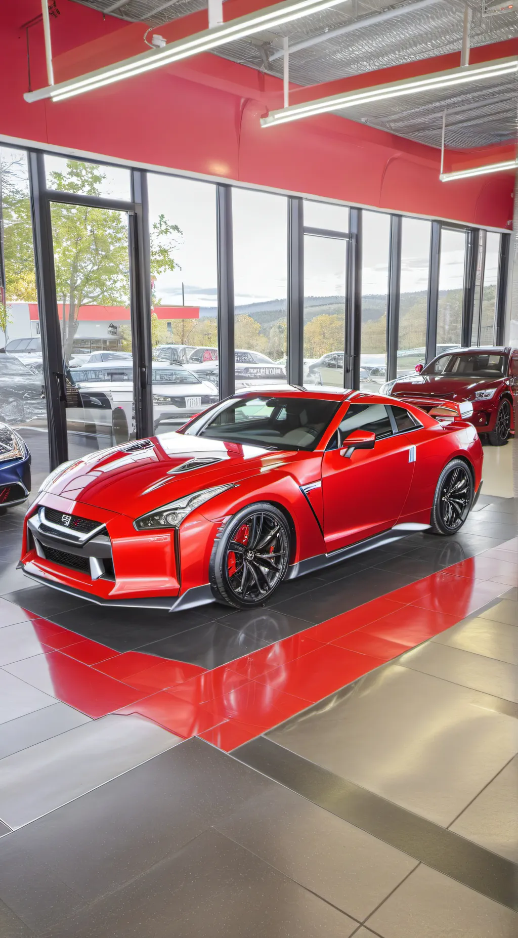 ai character: Nissian GTR background