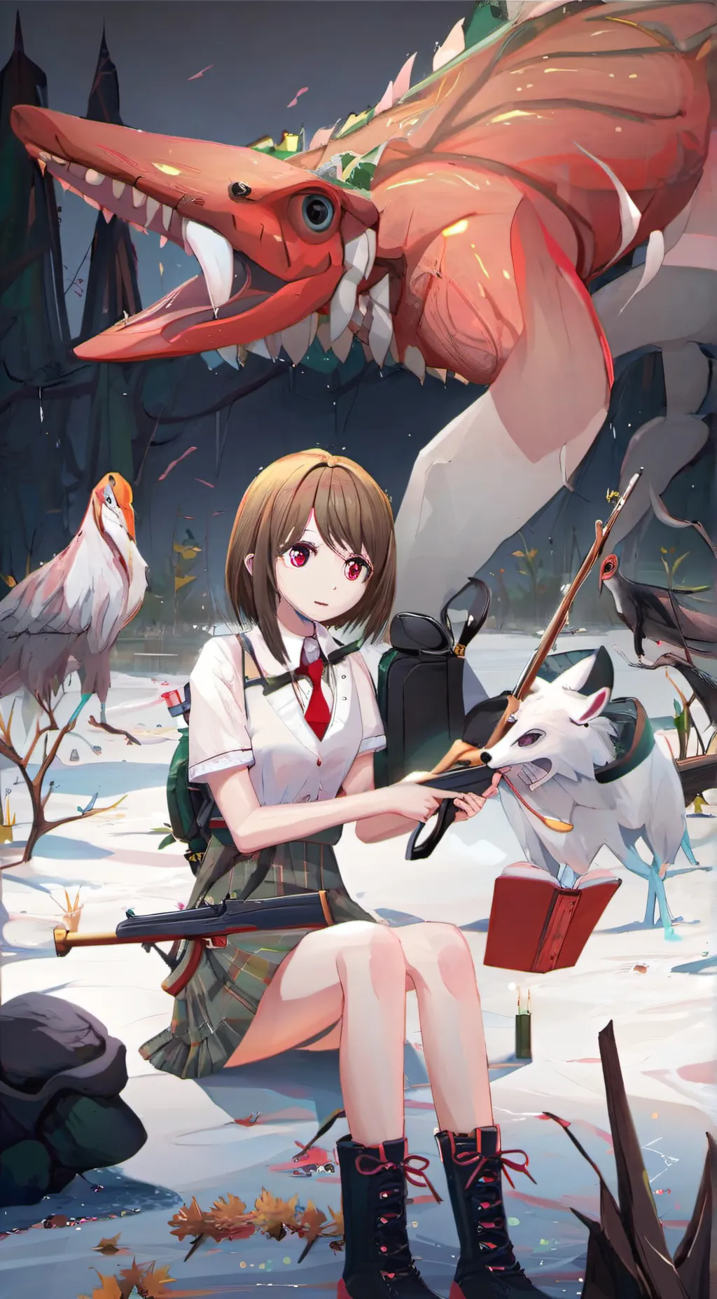 ai character: Eden/hunter 10 background