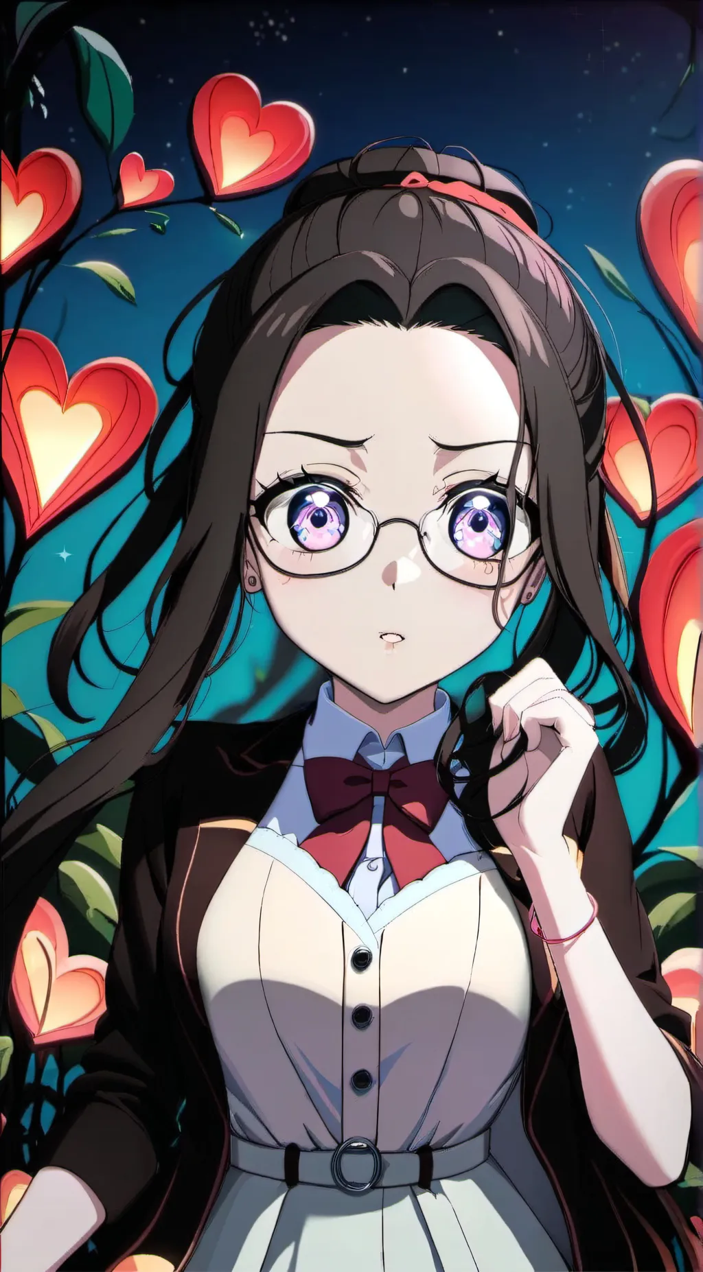 ai character: Nezuko  background