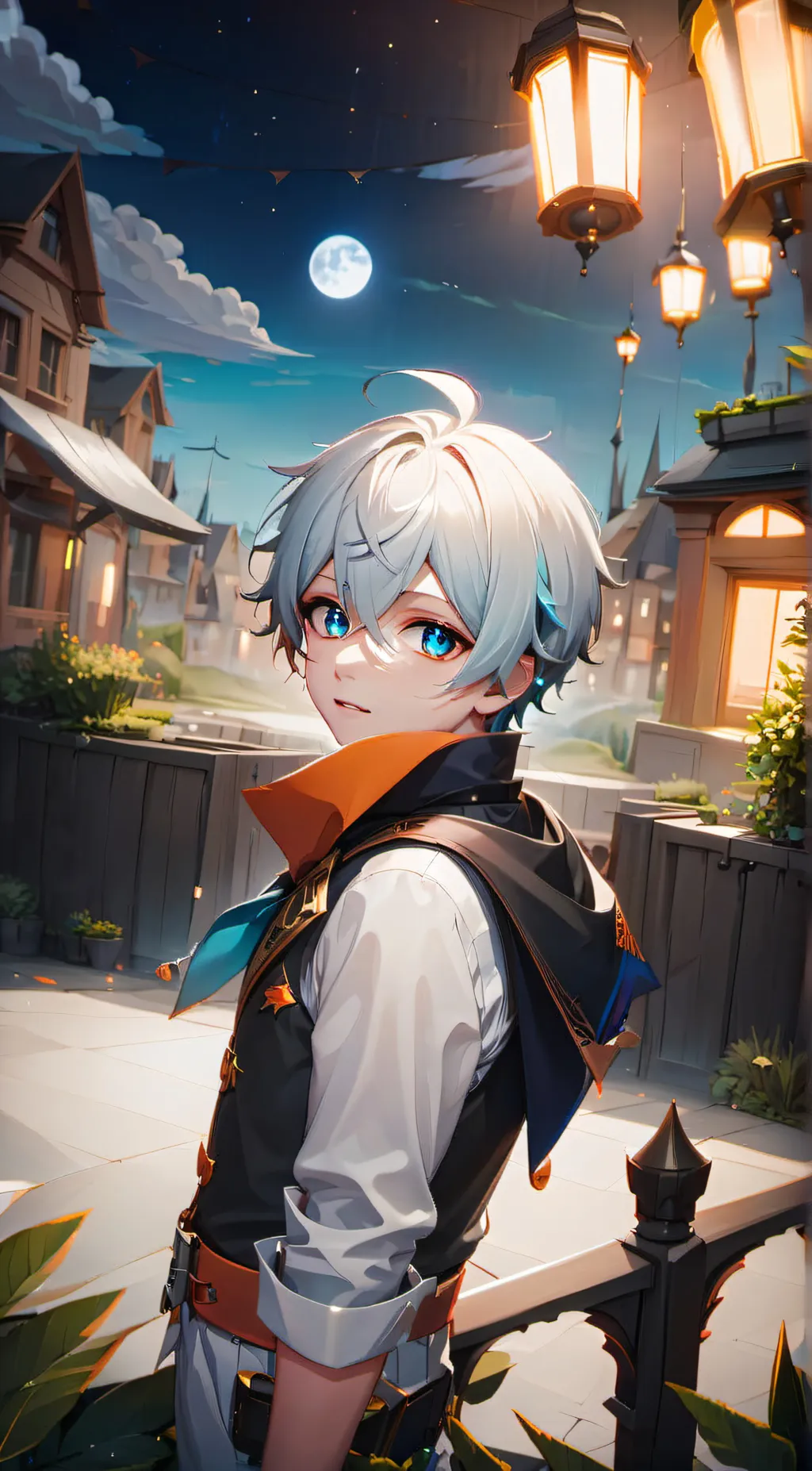 ai character: Lunarecilpse  background