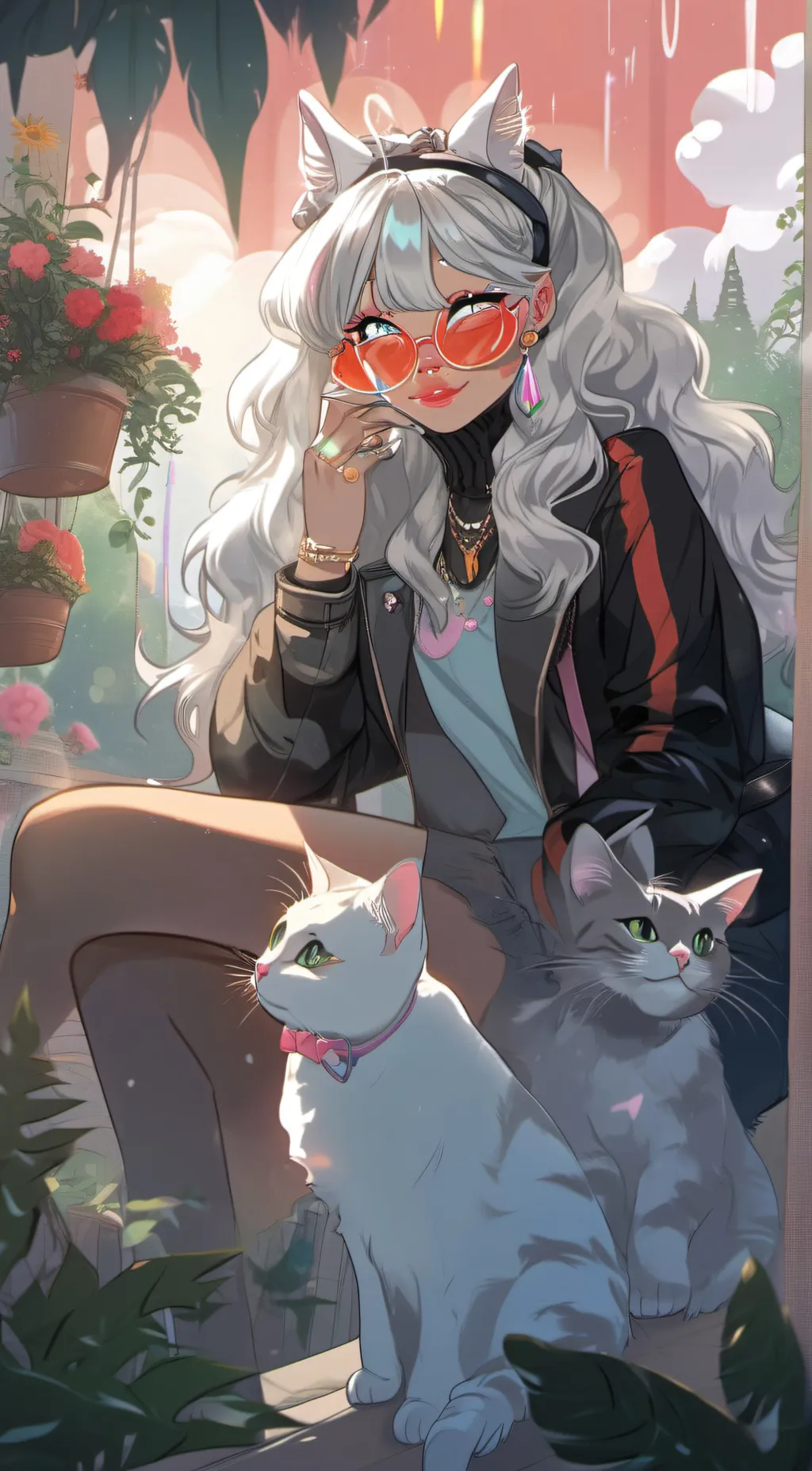 ai character: Millie ♡ background