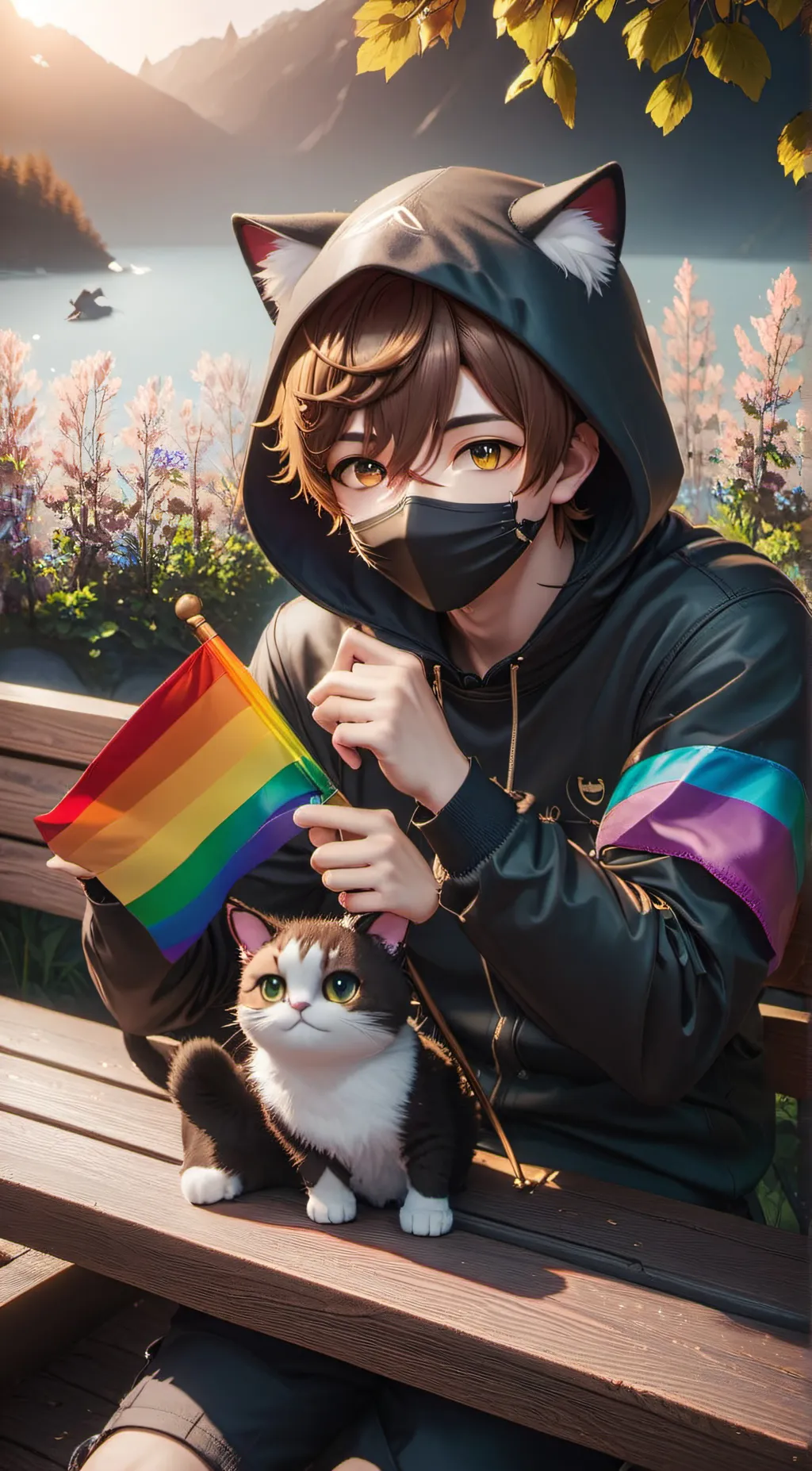 ai character: leo background