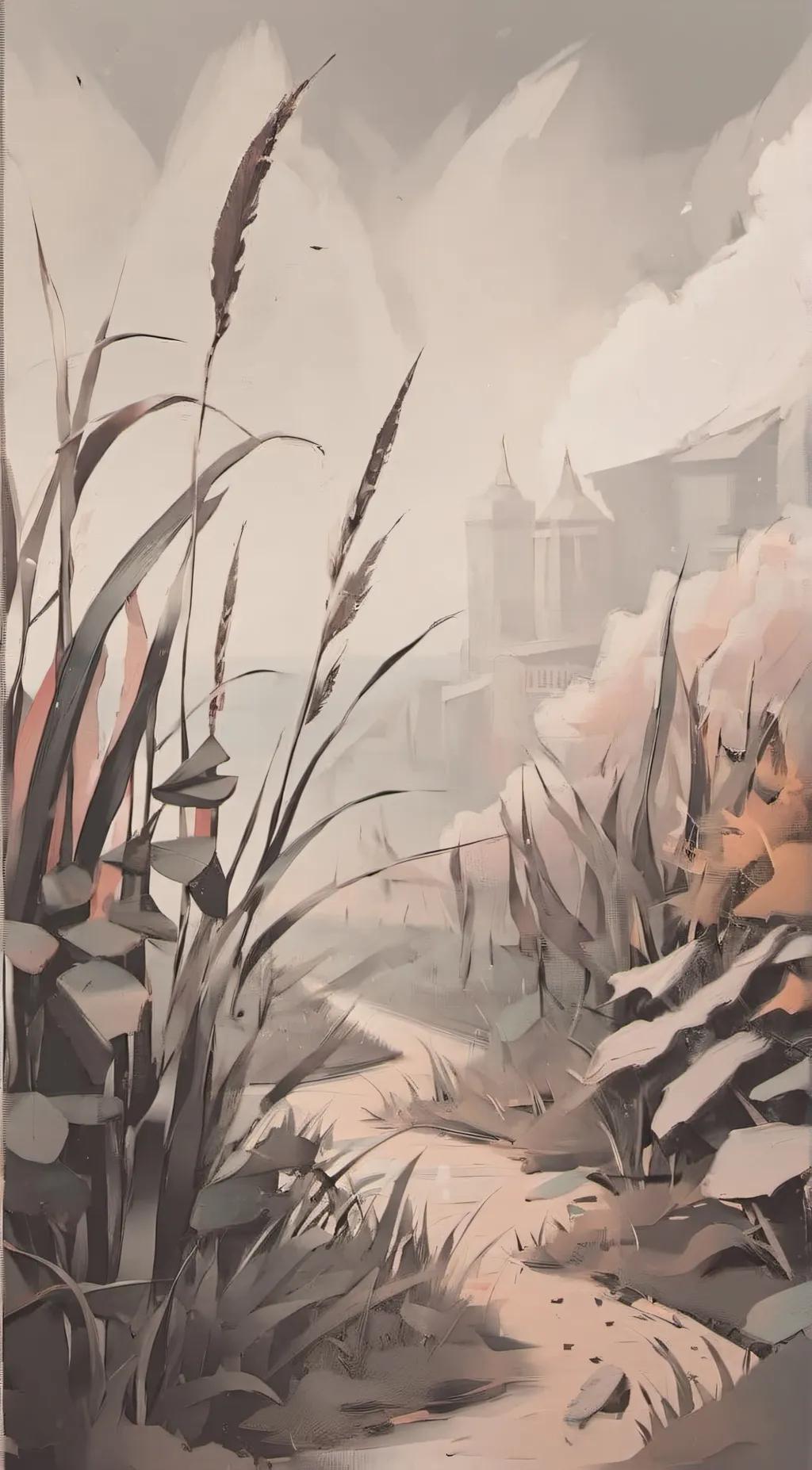 ai character: grass background