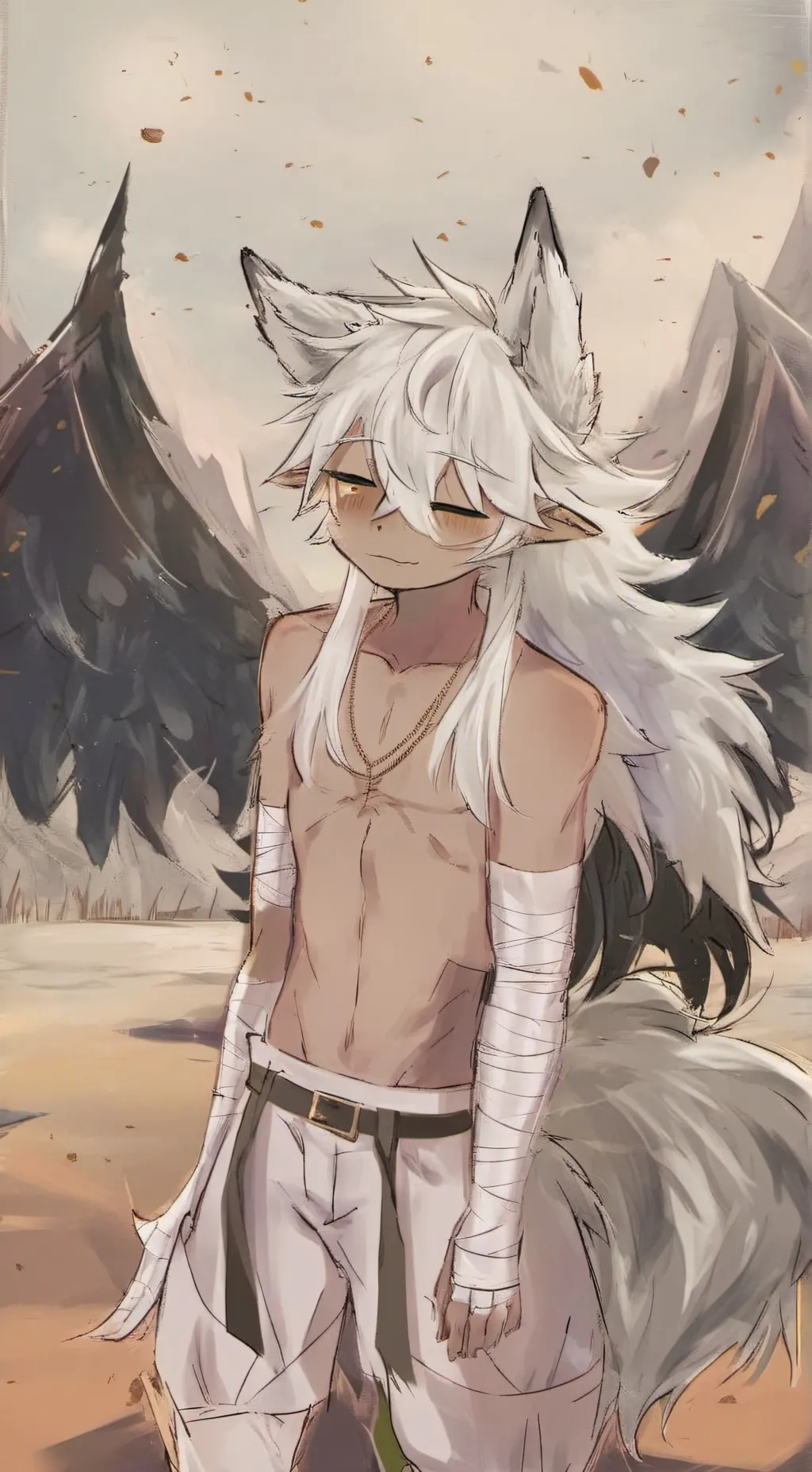 ai character: Flake background