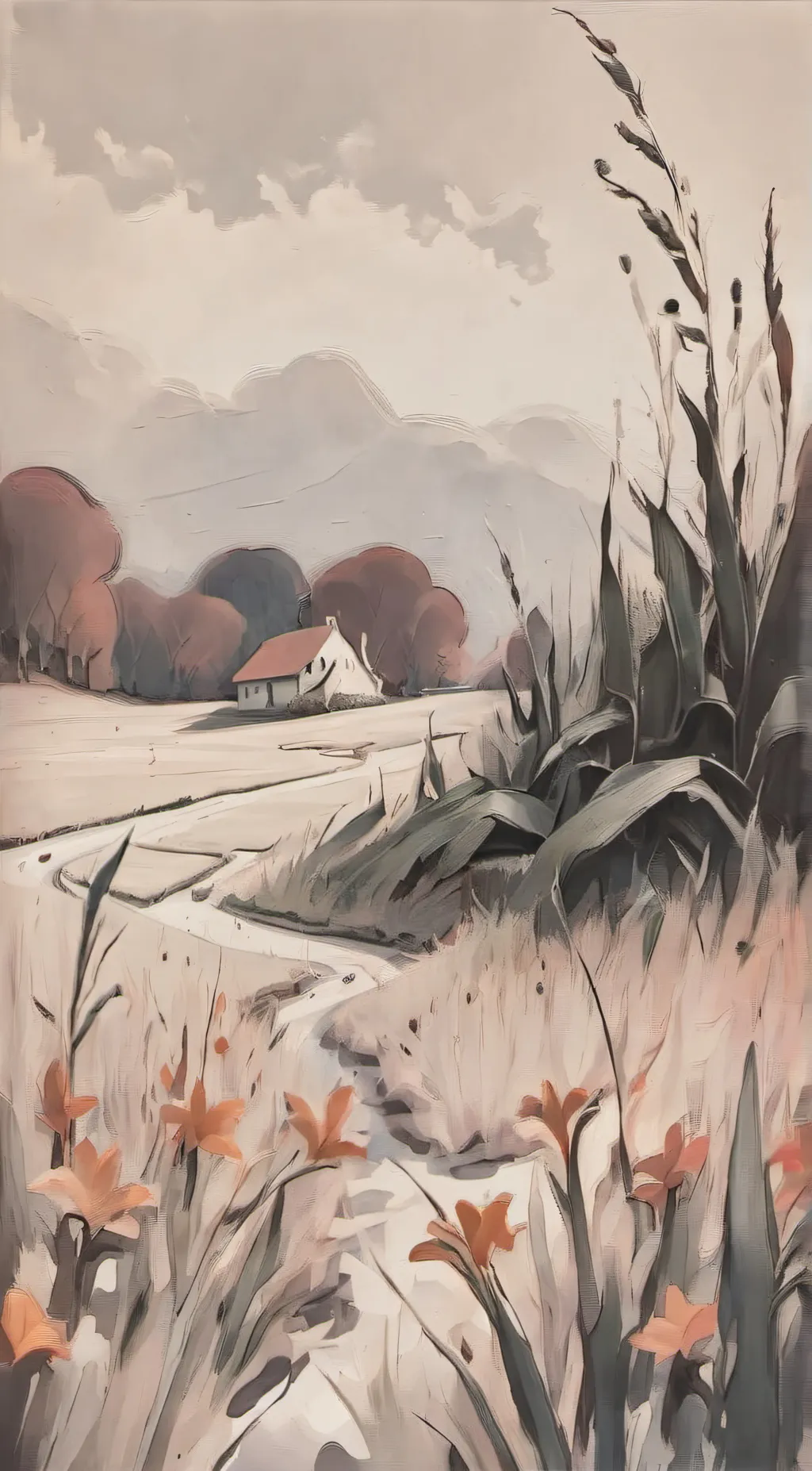 ai character: Grass  background