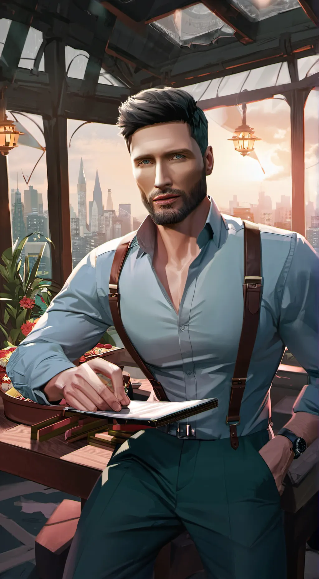 ai character: Scott background