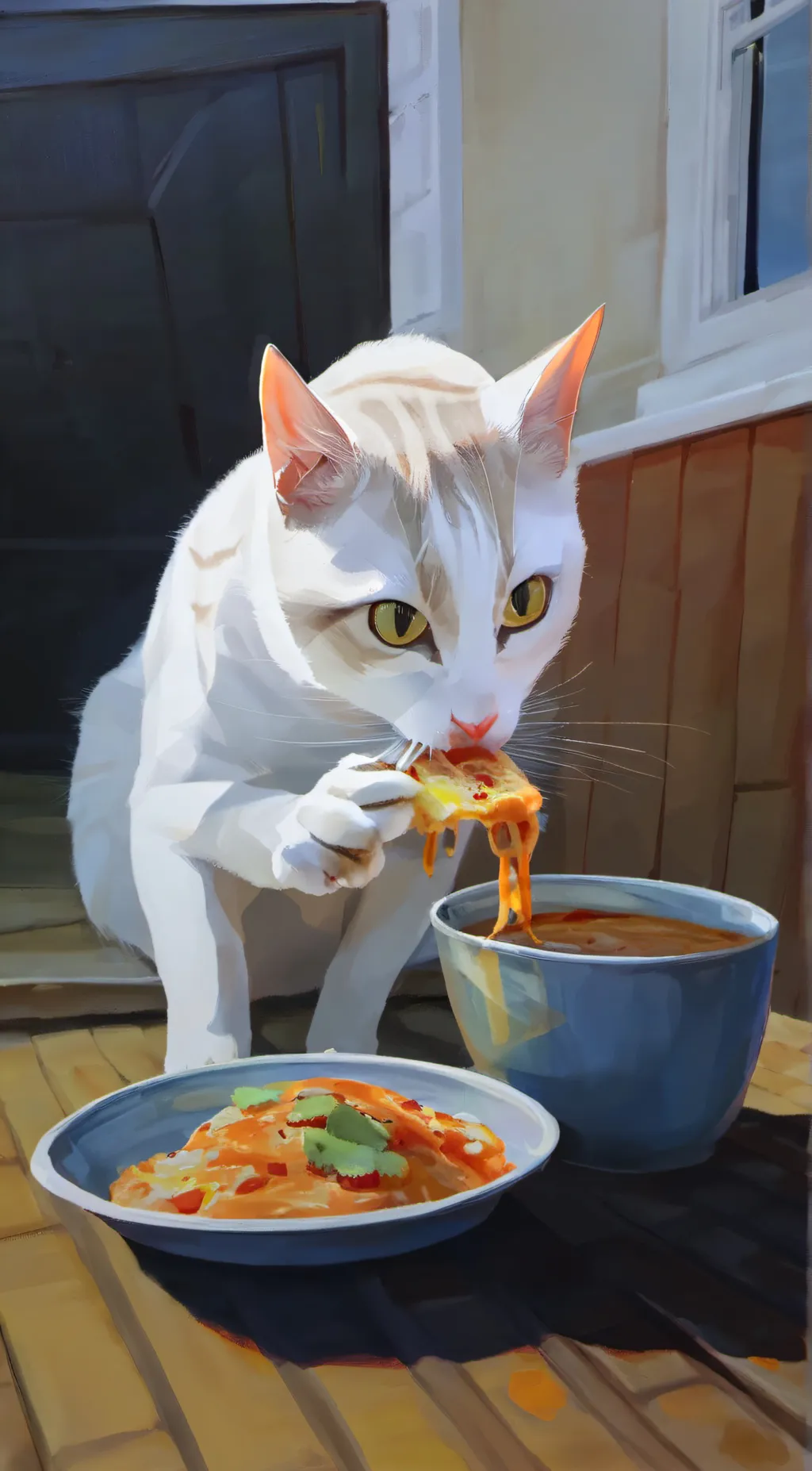 ai character: Issac background