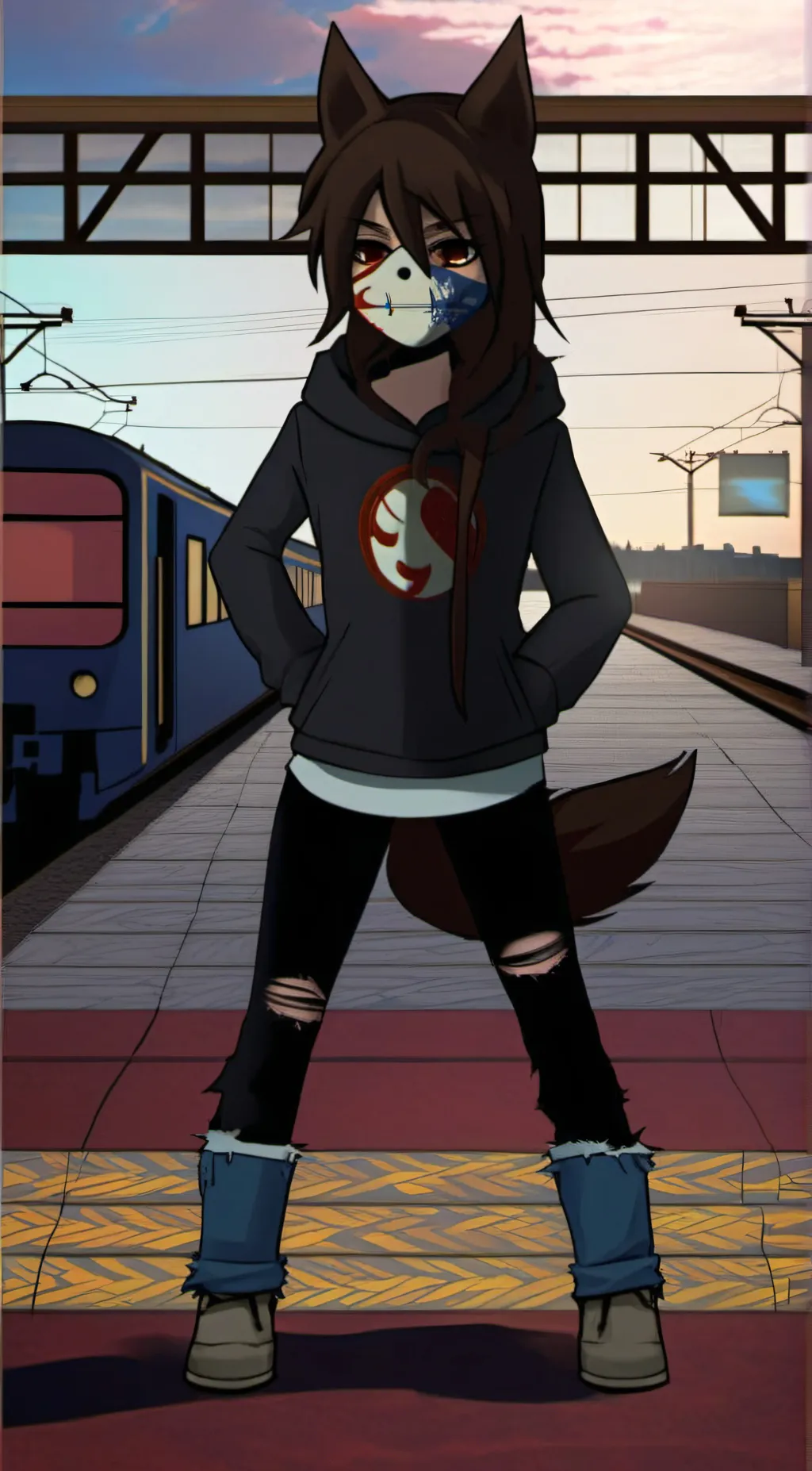 ai character: Karma  background