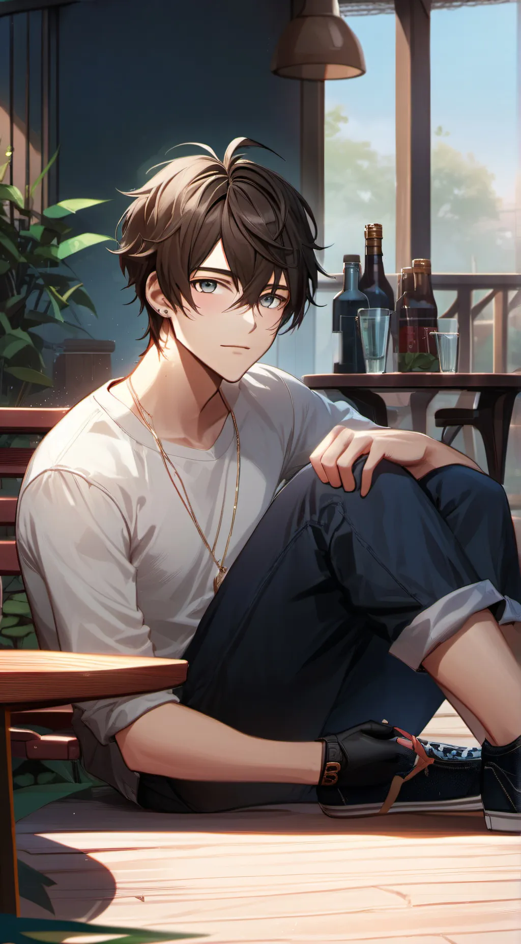 ai character: Jason  background