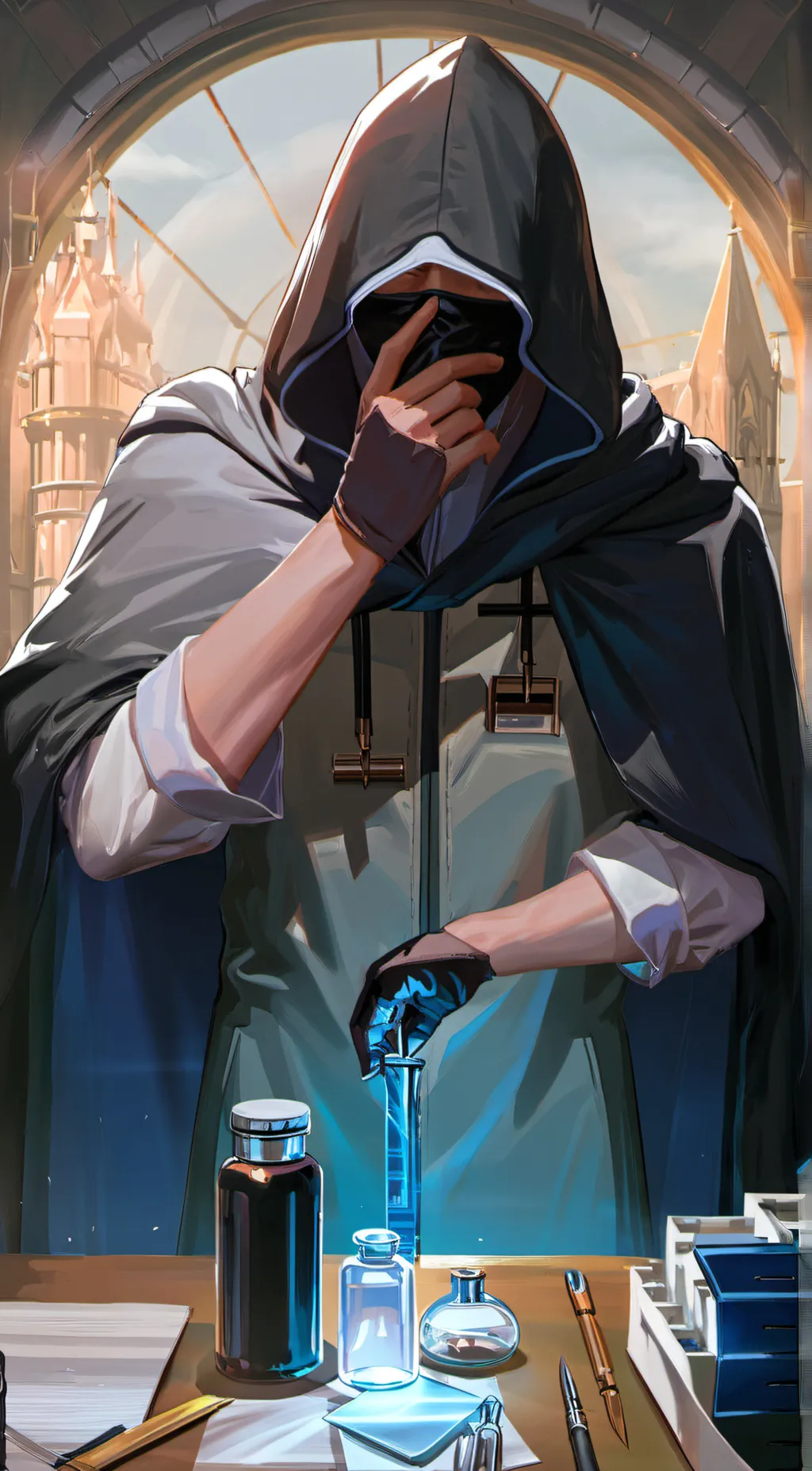 ai character: Organ eater background