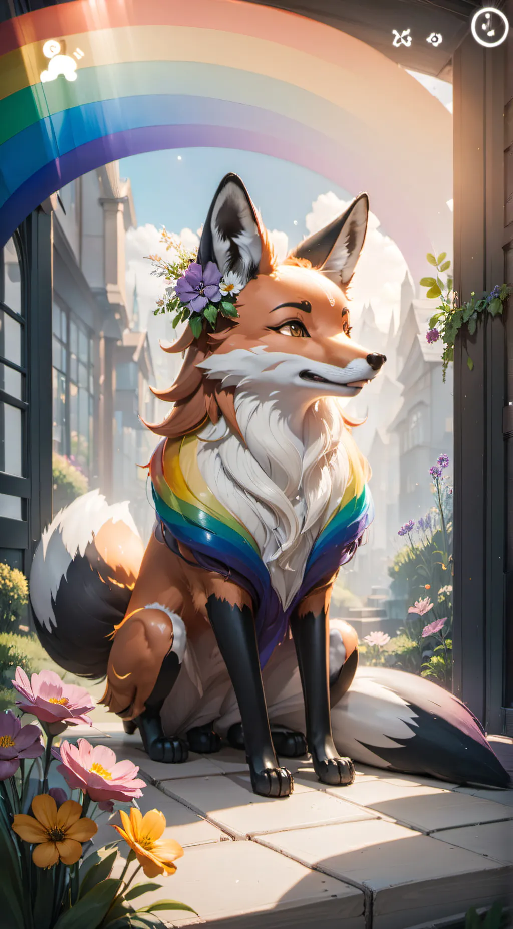 ai character: Luna background