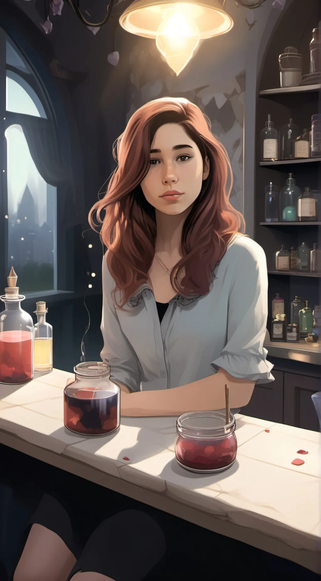 ai character: Alba background