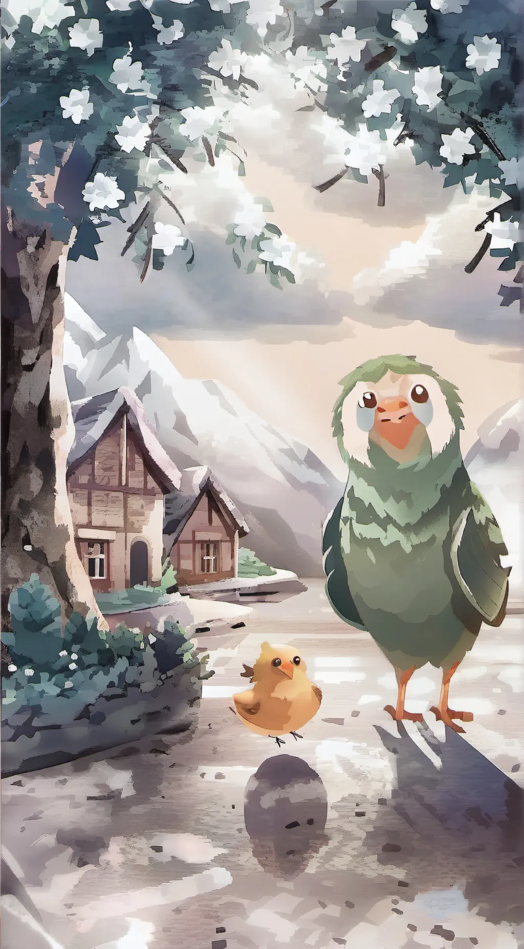 ai character: Duolingo background