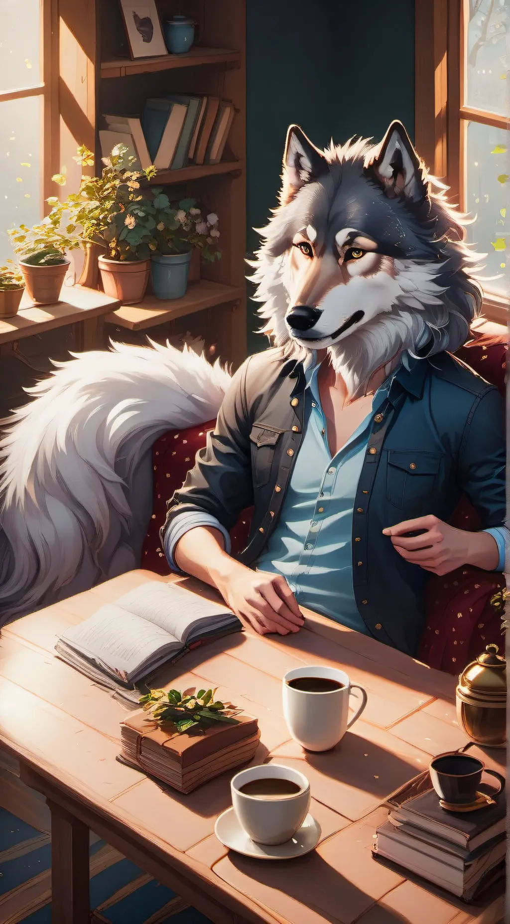 ai character: Ron background