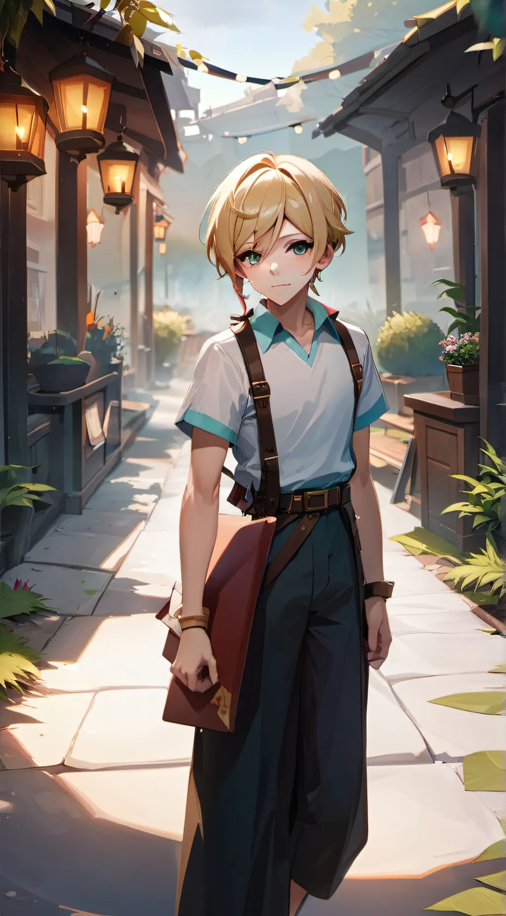 ai character: Ashley background